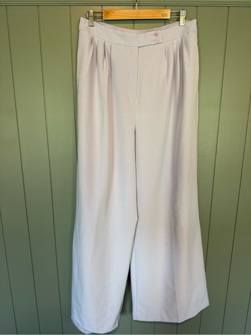 Express Wide-Leg Pants in Soft Lavender